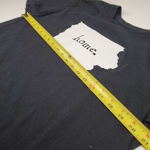 IOWA STATE HOME Black Oversized Tshirt Des Moines Ankeny L LARGE - Picture 2 of 6